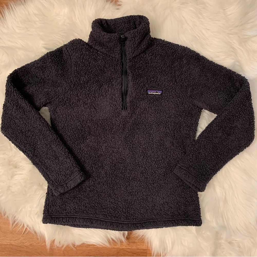 Patagonia Women’s Los Gatos 1/4 Zip Fleece Pullover Smolder Blue Small 25235